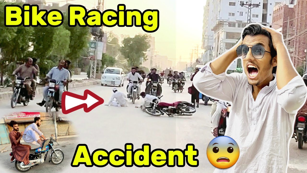 Accident Ho Gaya Larke Ka Bike Racing Me 😨 | Ayk Larke Ne Bike Se Jump lagadi | Sasta Vlogger