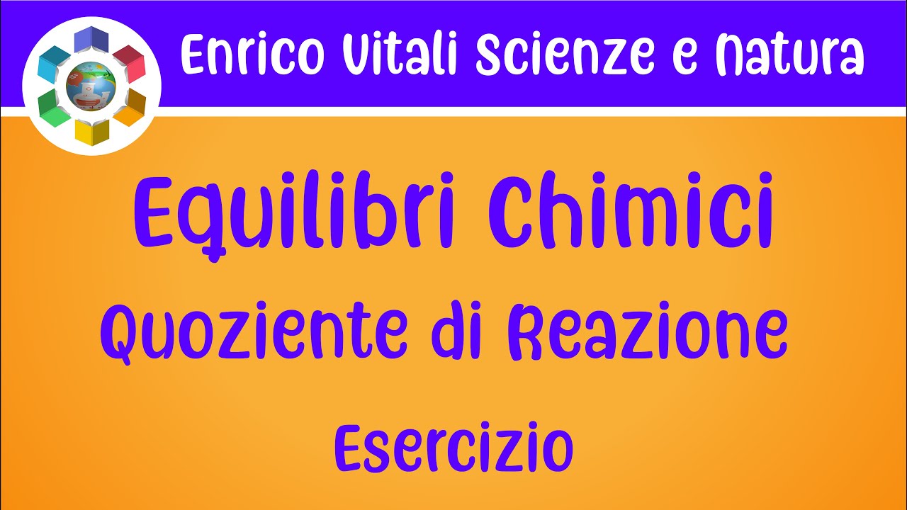 Quoziente di reazione. Esercizio applicativo.