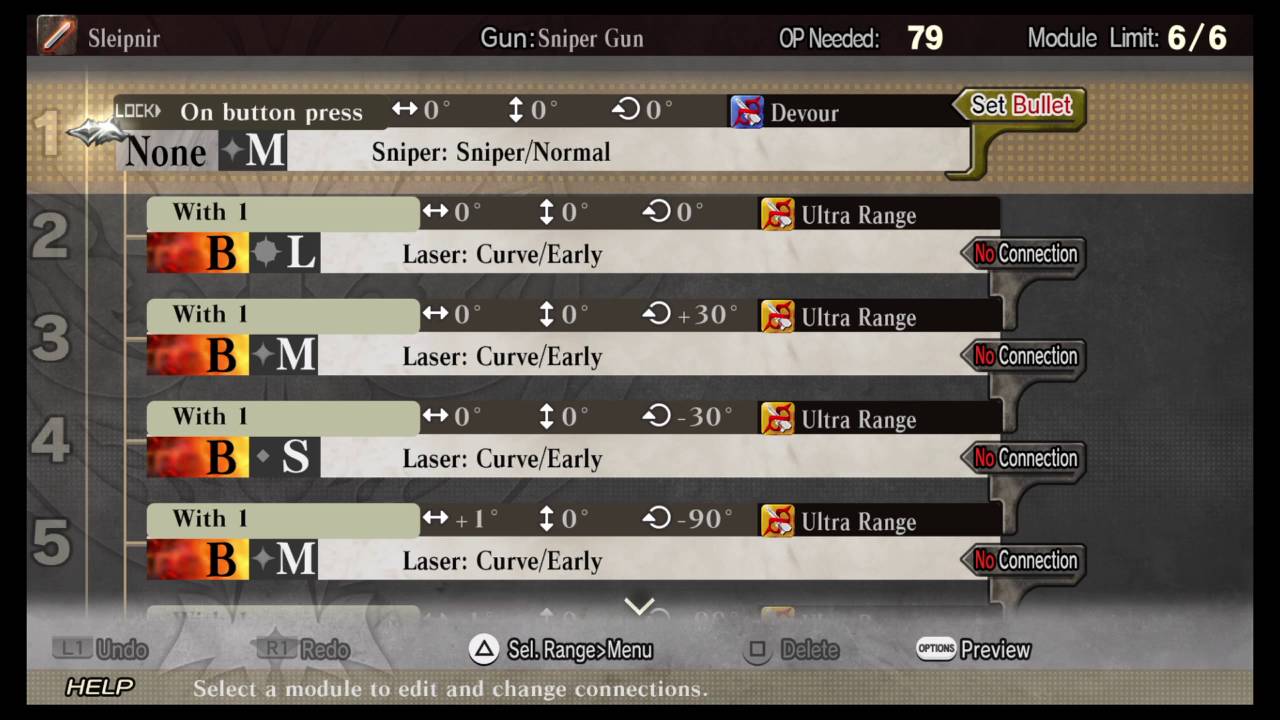 GOD EATER 2 RAGE BURST Sniper Bullet Sleipnir