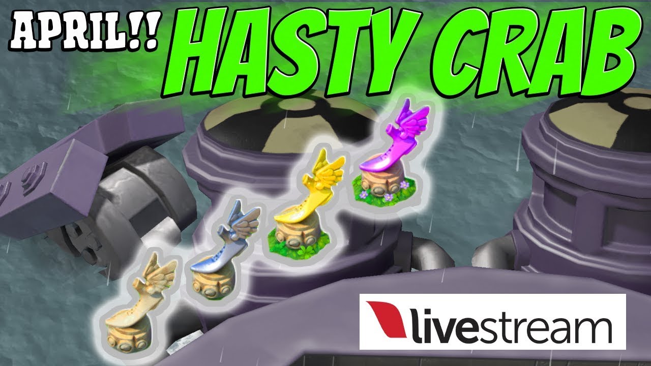 April Hasty Mega Crab (Stages 1-33) Boom Beach