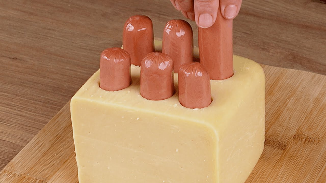 Cuando hago salchichas asi, todo el mundo me pide la receta