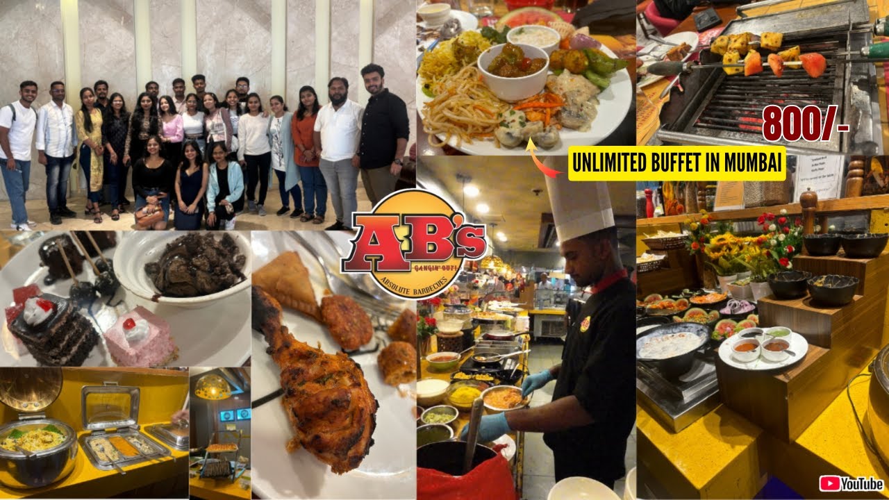 Absolute Barbecue Unlimited Buffet in just ₹800/-offer | Absolute Barbecues | Vlog 37 | Diptesh More