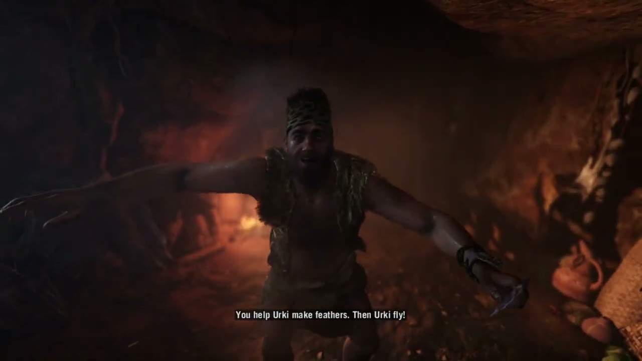 This Caveman wants to Fly, so i gave him Feathers 😂