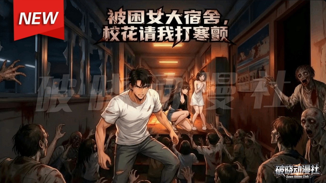 MULTISUB📢新番上线《被困女大宿舍，校花请我打寒颤》第1~60集丨外卖小哥赵翊白意外困于女寝，绑定末世投喂系统，投喂女神，就能收获次数！从女寝开始，整个世界，都是他的游乐场！#漫剧 #破晓动漫社