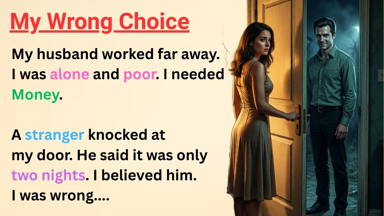 ⭐ Learn English With Stories 🥺 My Wrong Choice | Level 3 English Listening & Speaking Practice