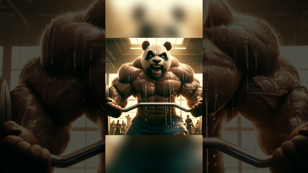 Pipo's Makeover: From Zero to Hero. #panda #cute