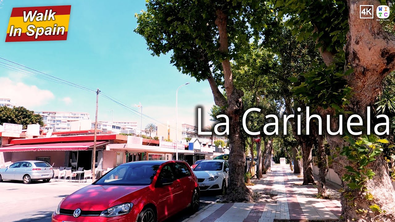 La Carihuela backstreets (4K) | Spain Walking Tour | Torremolinos