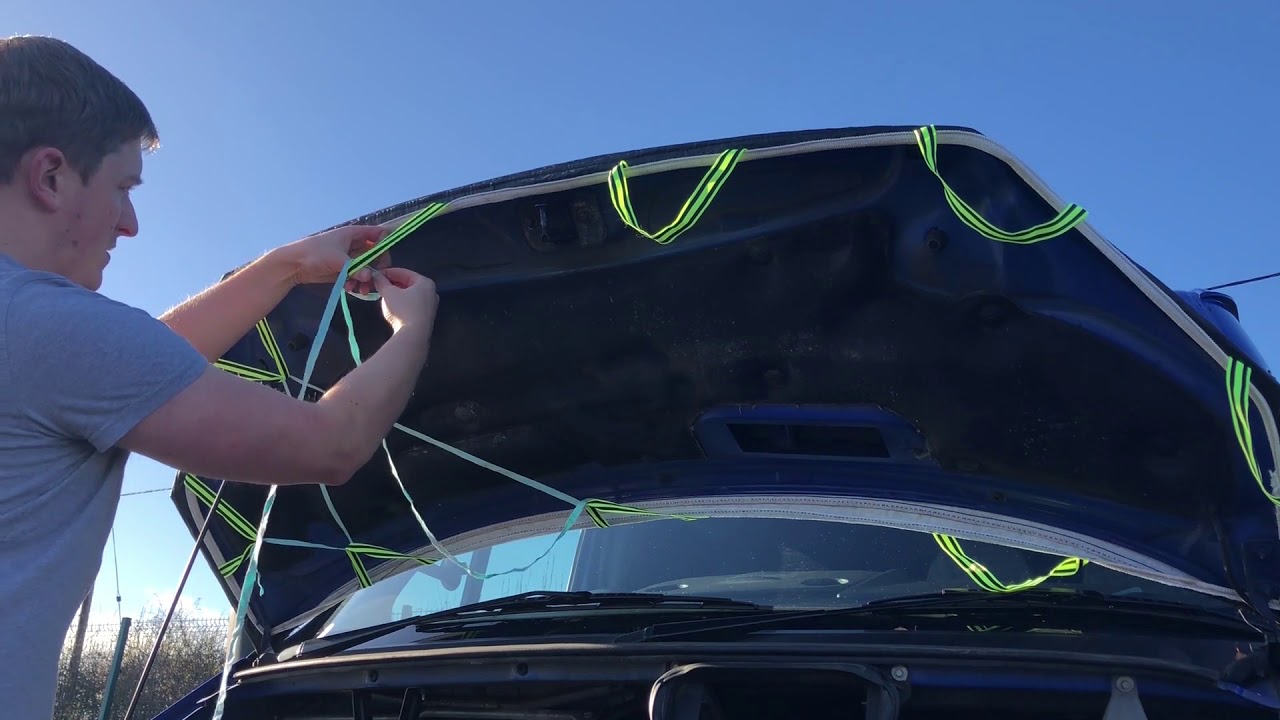 Ford Transit MK7 Bonnet Bra (full) Fitting Guide | Van Demon