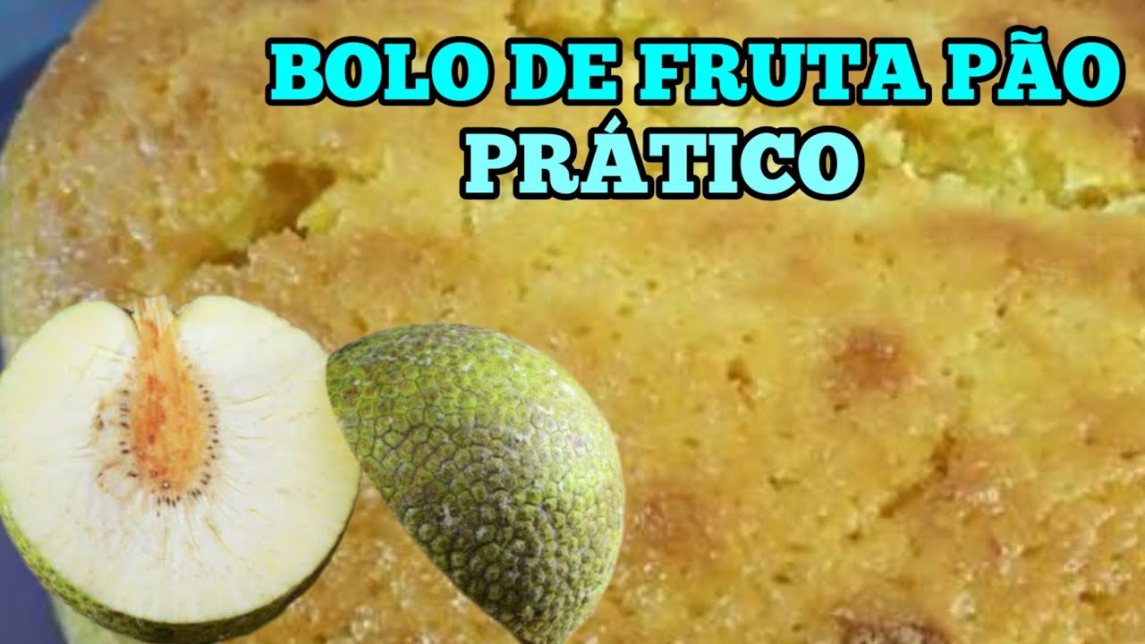 COMO FAZER BOLO DE FRUTA PÃO no LIQUIDIFICADOR em 20 MINUTOS😱/BOLO DE FRUTA PÃO