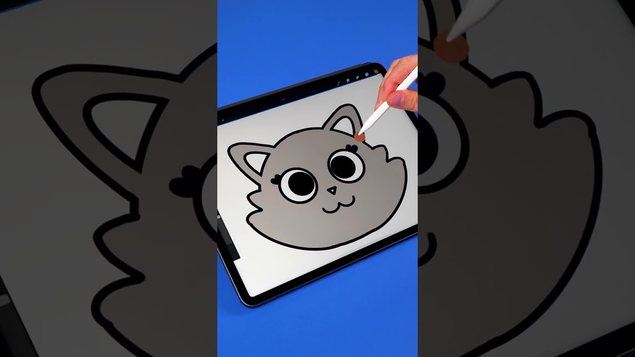 Disegniamo insieme Milady! #shorts #howtodraw #digitalart | 44 Gatti