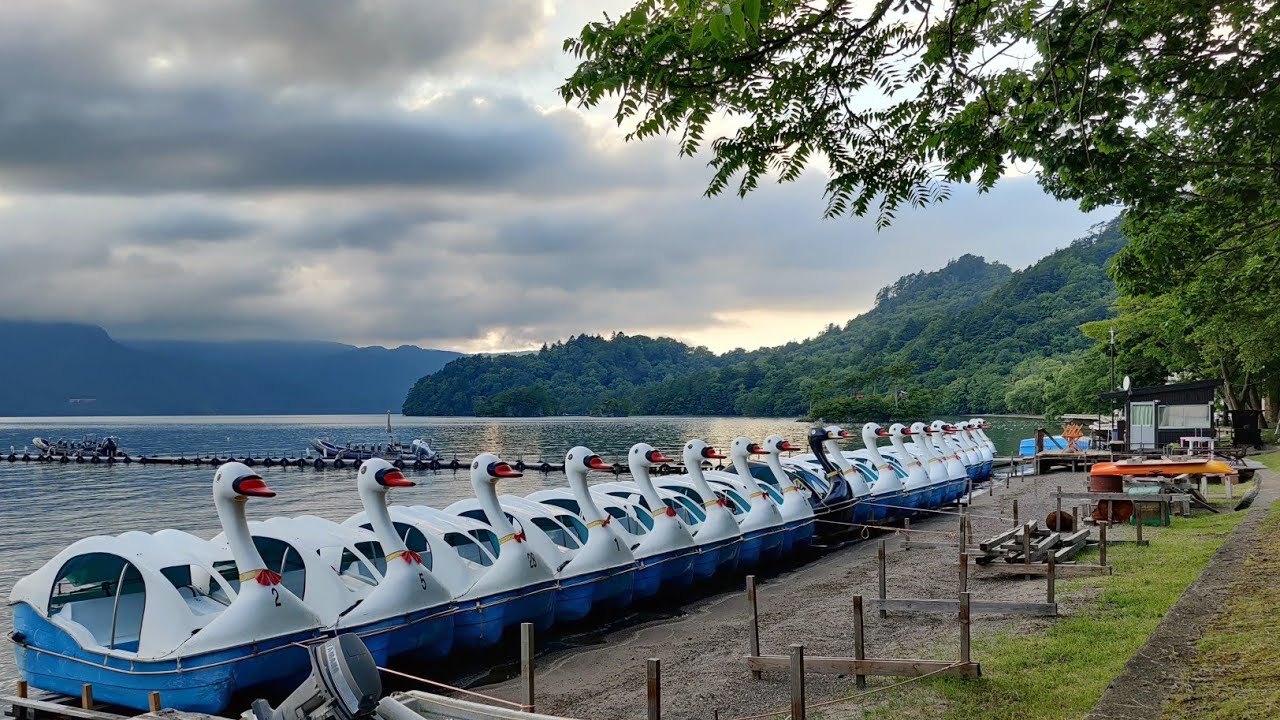 4K Japan Walk - Exploring Lake Towada in Northern Japan - 十和田湖 - Slow TV