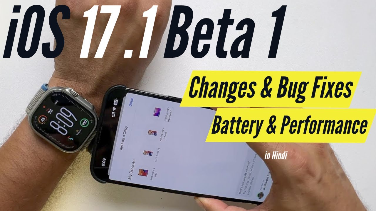 iOS 17.1 Beta 1 Changes & Bug Fixes in Hindi I TechnoaddictsIndia
