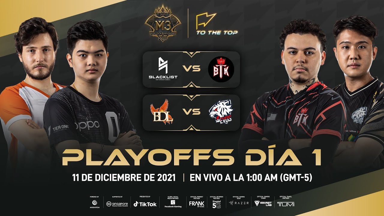 Español | Playoffs Día 1 | M3 World Championship 2021 | Singapur