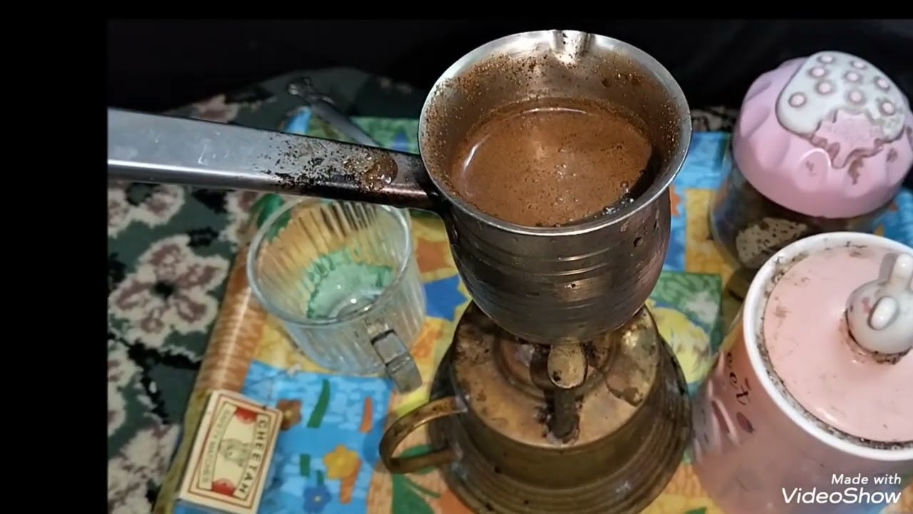 تعالو نعمل قهوه علي السبرتايه ☕