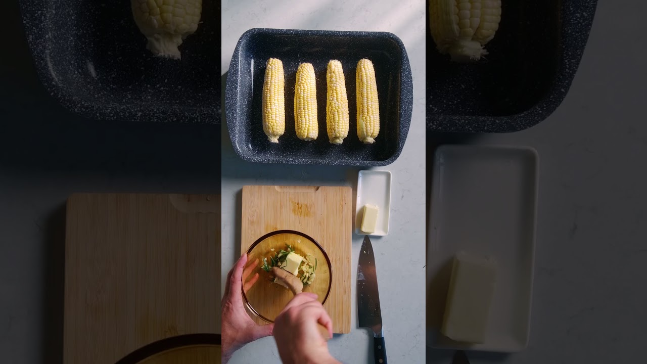 Make The BEST Oven Roasted Corn In 10 Minutes!