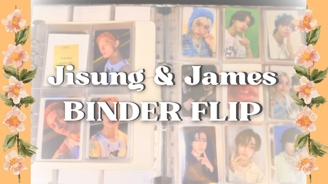Jisung & James Photocard Binder Flip | SKZ & CORTIS Collection ☀️⛅️