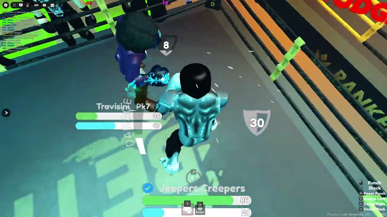 Fighting the Best Dodge Spammer EVERRRRR In Boxing Beta! (Roblox)