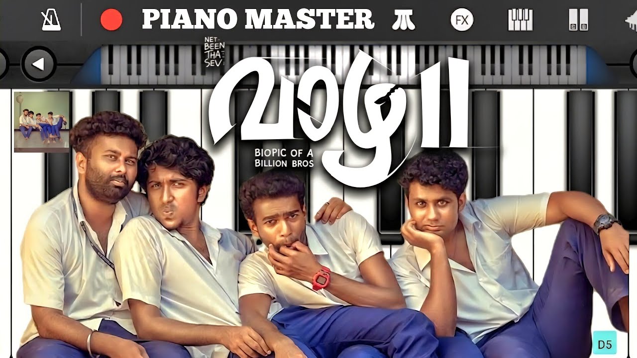Vazha 2 Thammil Pinangi Pokalle Song Easy Piano Tutorial 