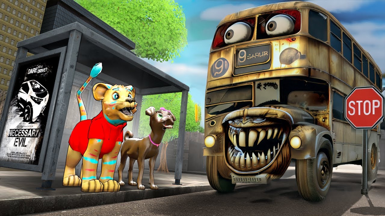 NEW BUS EATER IS TRYING TO EAT ME... (Gmod Sandbox)
