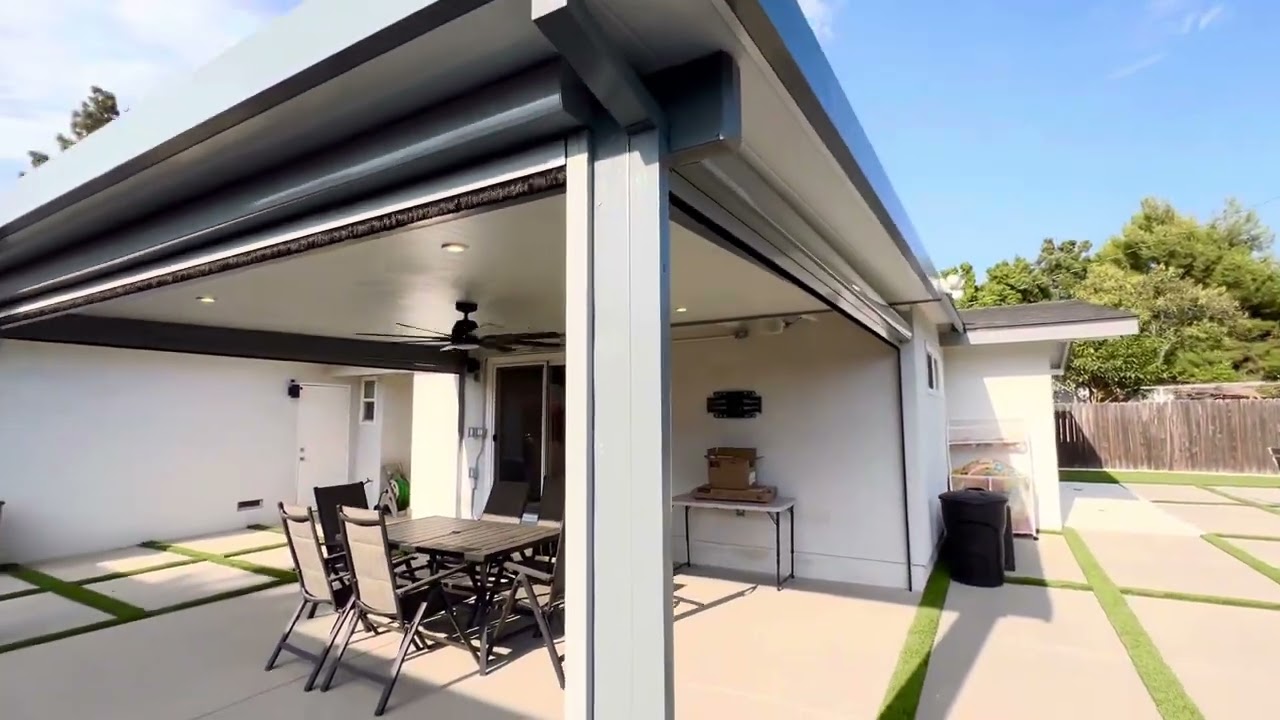 MOTORIZED SCREEN PATIO COVER