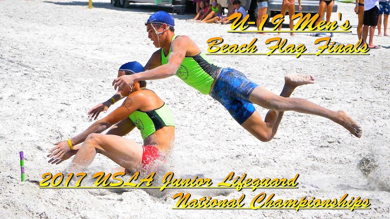 2017 USLA National Lifeguard Championships / Daytona Beach  / U-19 Men's Beach Flag Finals
