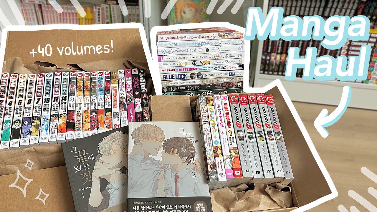 Manga Haul + Unboxing 📦 || Январь (более 40 томов!)