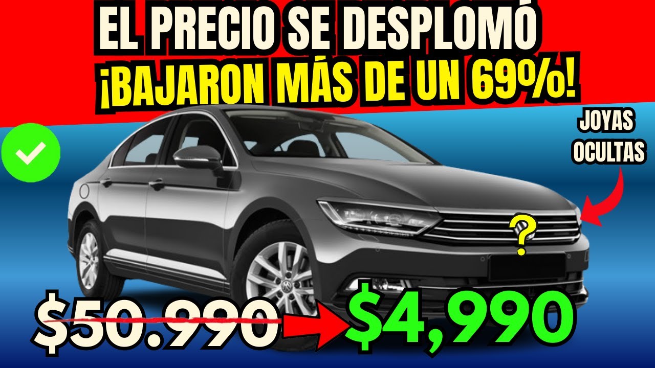 4 AUTOS BARATOS que NADIE QUIERE y HOY ESTÁN CASI REGALADOS (COMPRA YA)