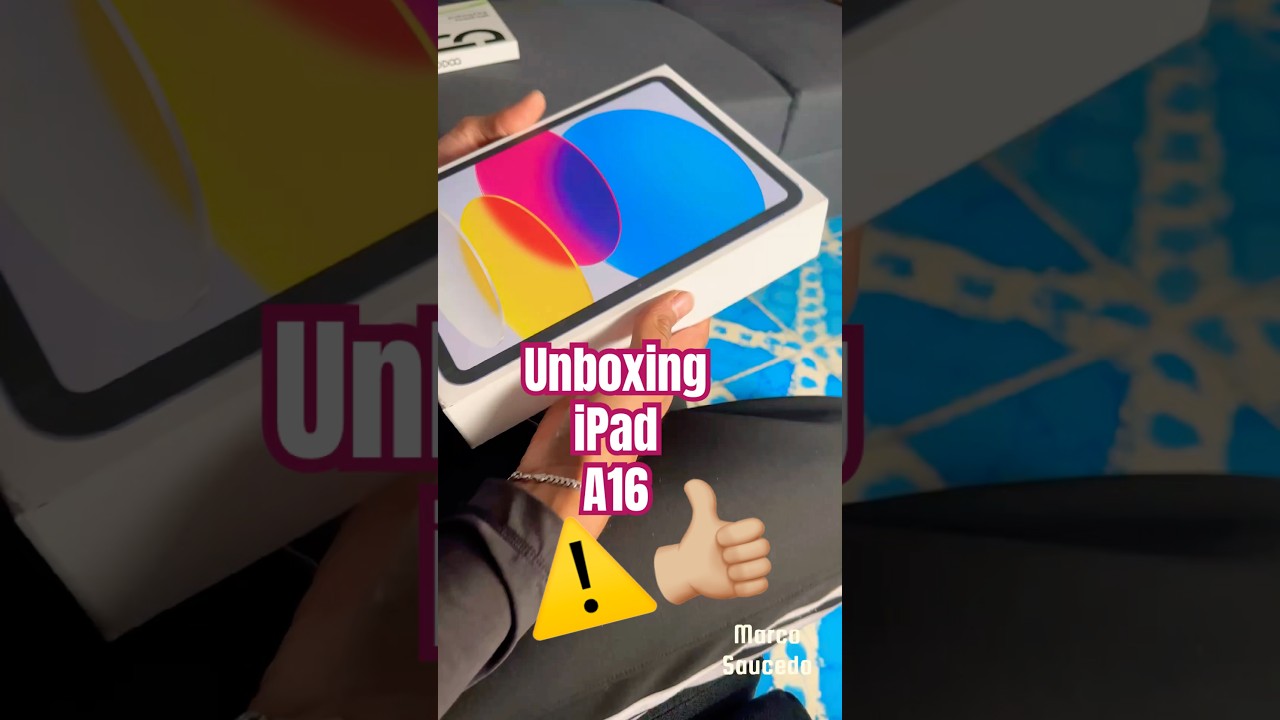 iPad 16 unboxing la mejor opción hoy 