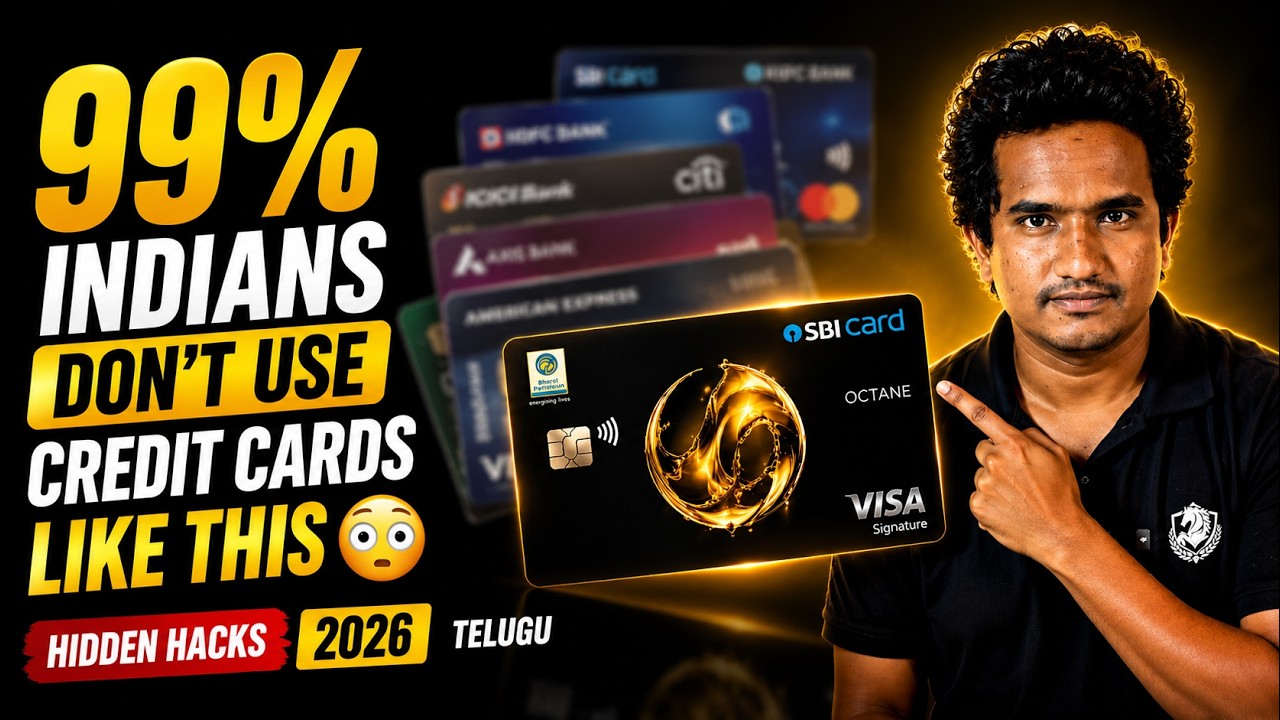 👉 99% Indians Don’t Use Credit Cards Like This 😳 | Hidden Hacks 2026 Telugu
