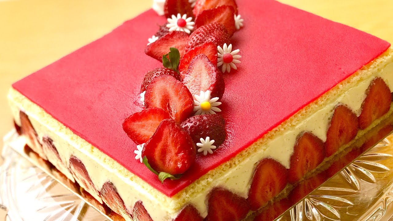 La recette du fraisier avec crème mousseline inratable