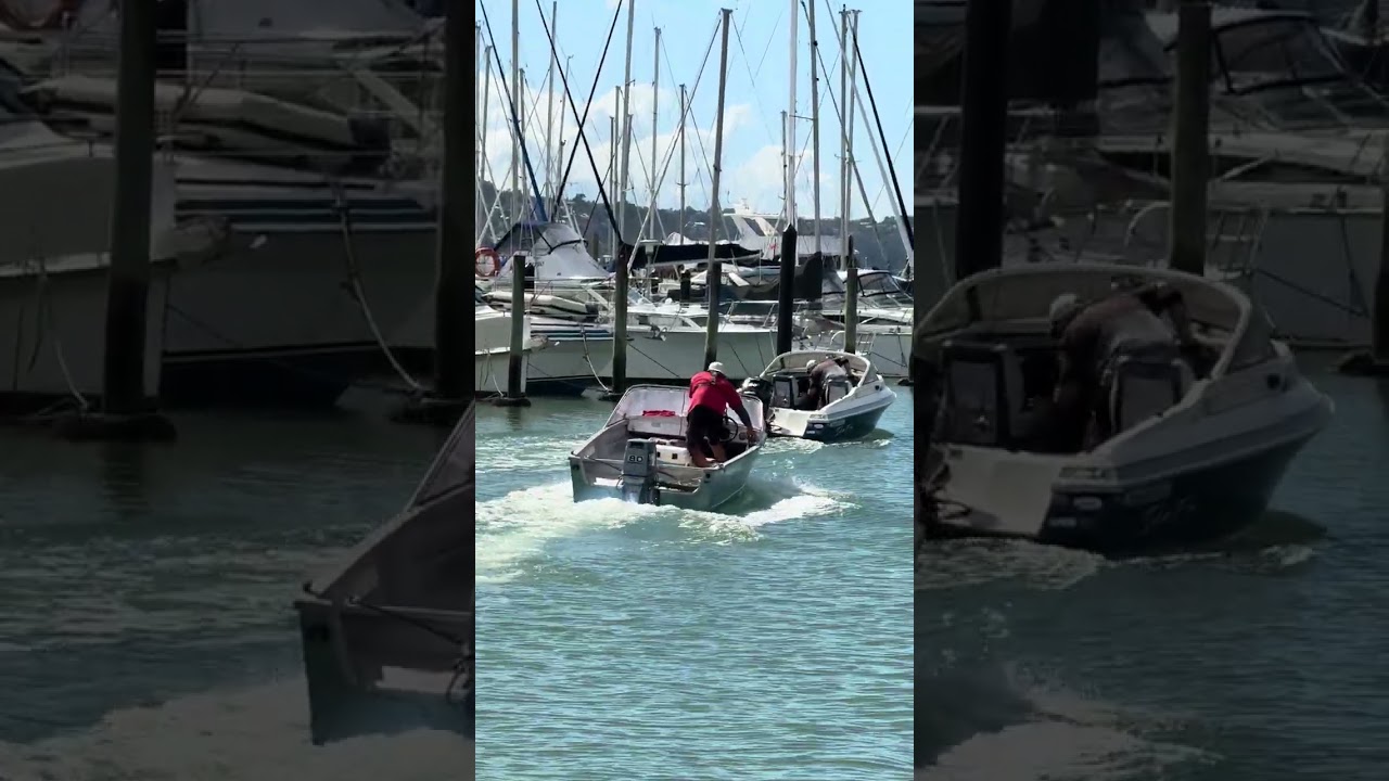 First sea trial