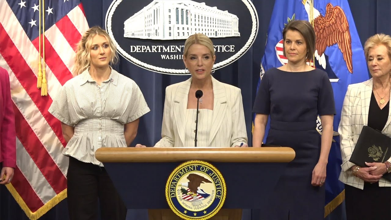 A.G. Pamela Bondi Announces Enforcement Actions Against the State of Maine for Violating Title IX