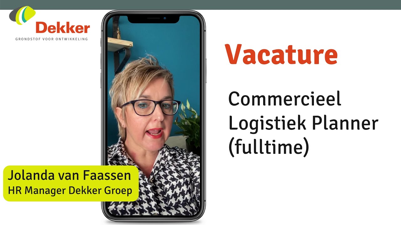 Vacature - Commercieel Logistiek Planner