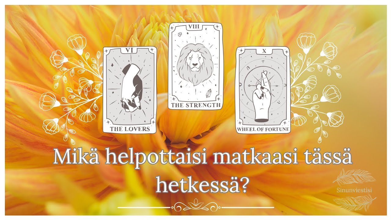 🌼 Mikä HELPOTTAISI matkaasi tässä hetkessä? 🌼 | Sinunviestisi 