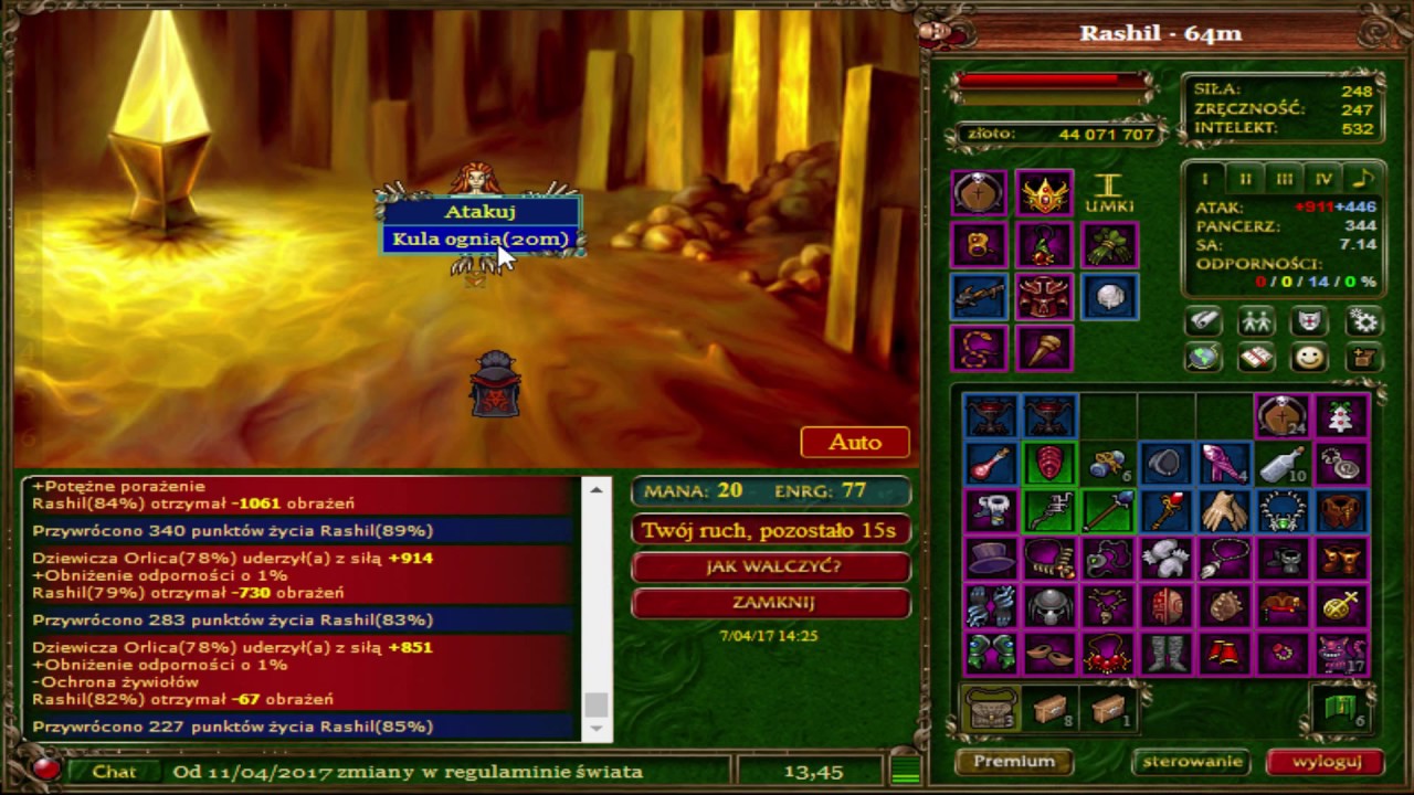 Rashil (64m) vs Dziewicza Orlica (51m) - nowy rekord 30%! [Inferno]
