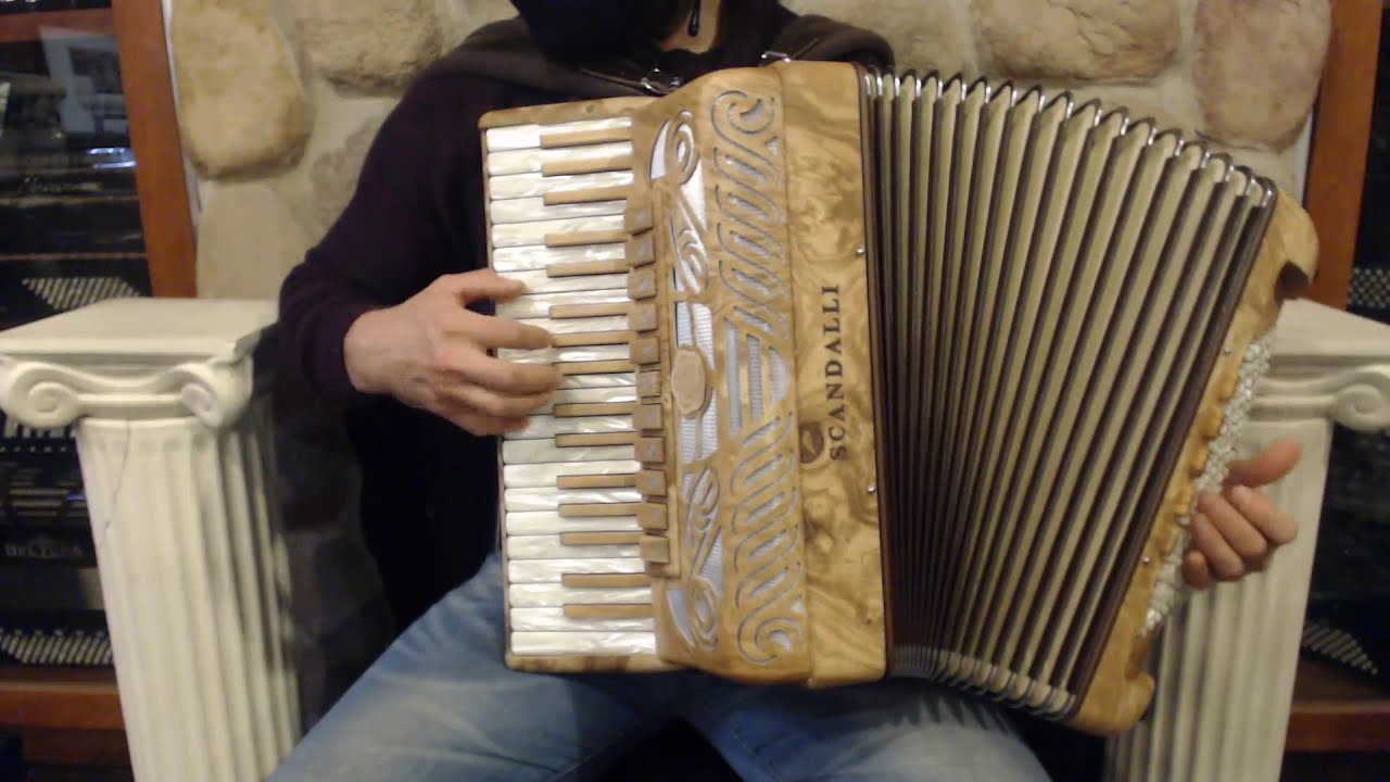 SCANTIER37OA - Olive Ash Scandalli Tierra Piano Accordion LMMM 37 96 $5999