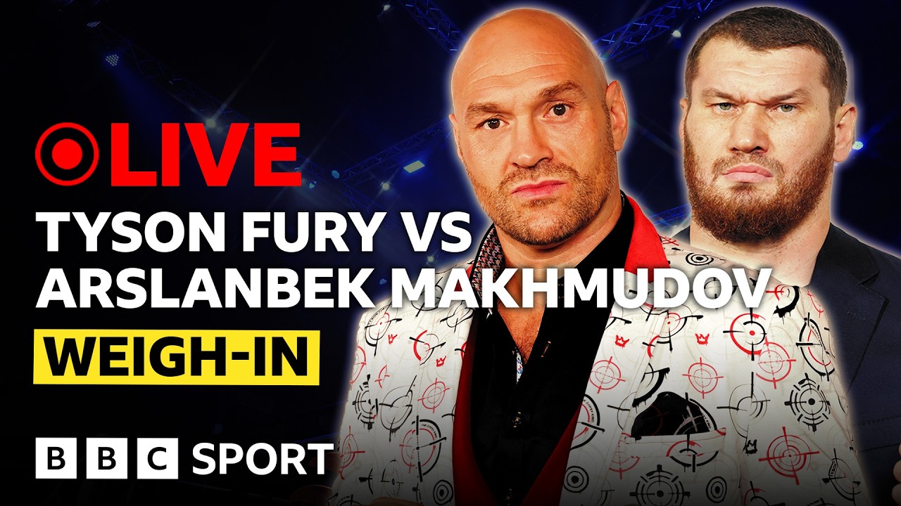 🔴 Tyson Fury vs Arslanbek Makhmudov | Weigh-In + Undercard | BBC Sport