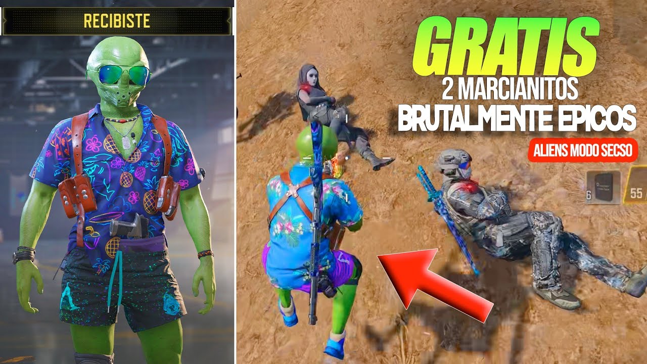GRANDE ACTIVISION!! TREMENDOS 2 MARCIANITOS GRATIS EN CALL OF DUTY MOBILE 