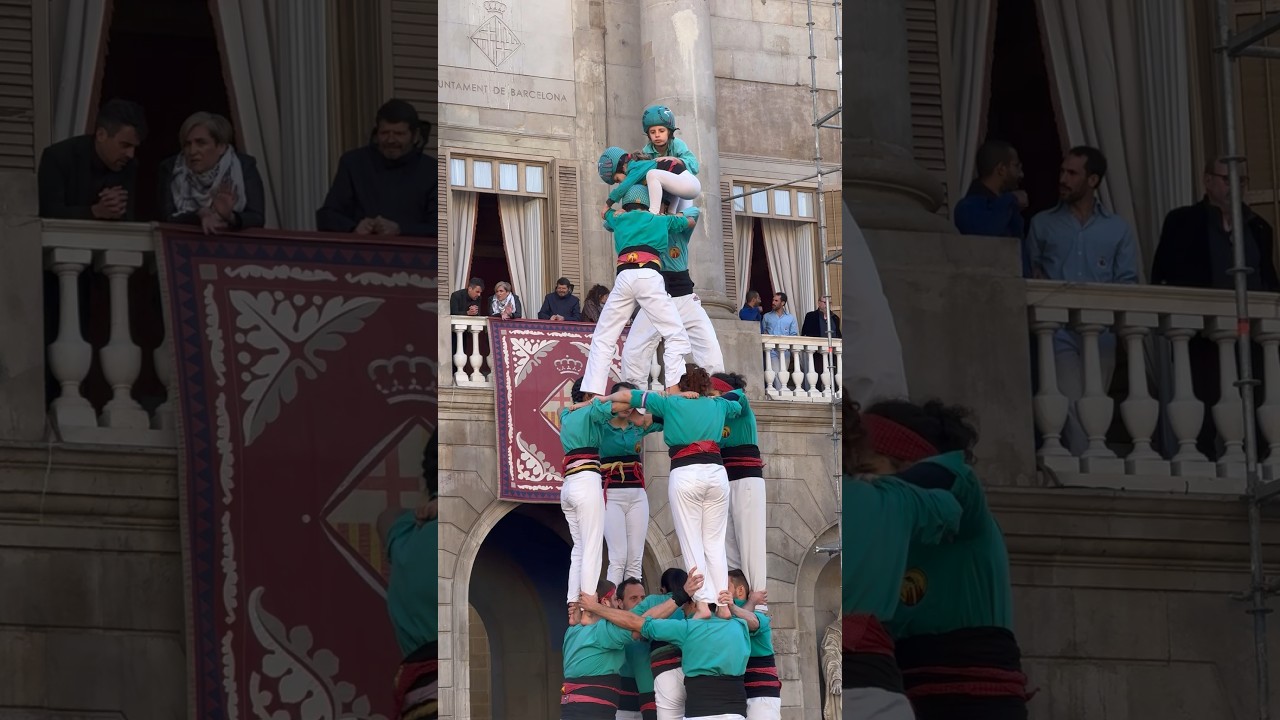 Castellers de Barcelona 2024 #castells #castellers #santaeulalia #culturalpopular #barcelona