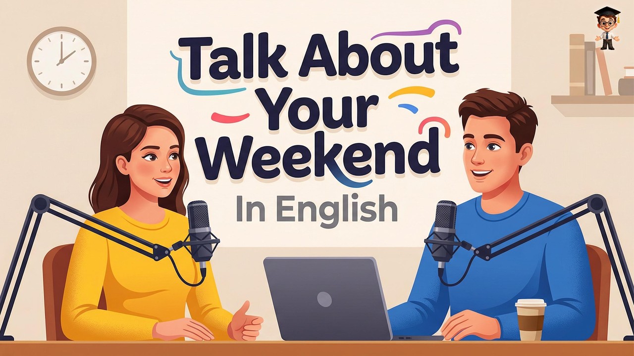 Learn How To Talk About Your Weekend | A1 English Conversation | English Podcast