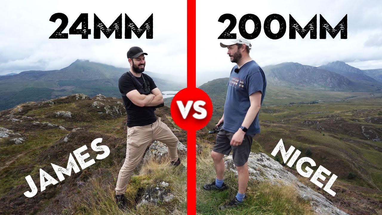 24mm v 200mm Lens Photography Challenge | with James Popsys