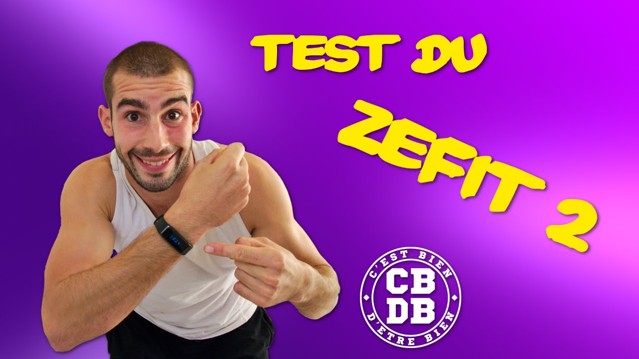 Test du bracelet connecté ZeFit 2 de MyKronoz
