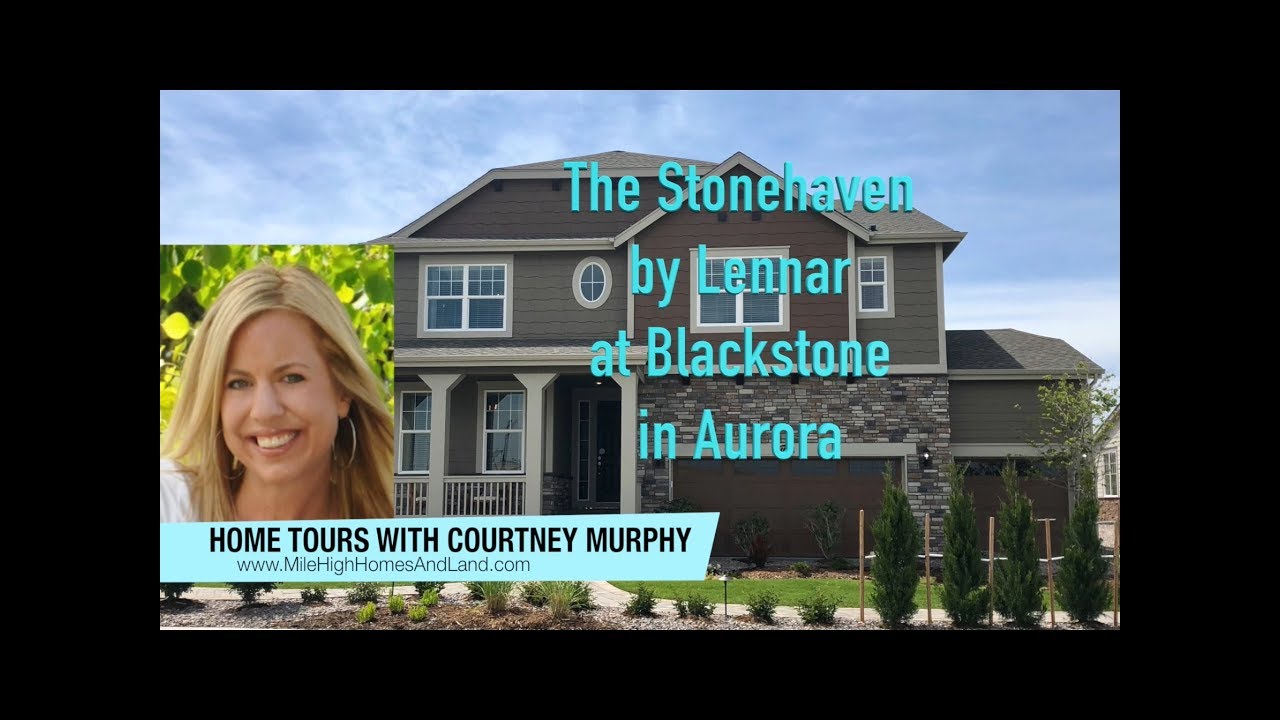 New Homes in Aurora Colorado - Stonehaven Model by Lennar at Blackstone - Real Estate