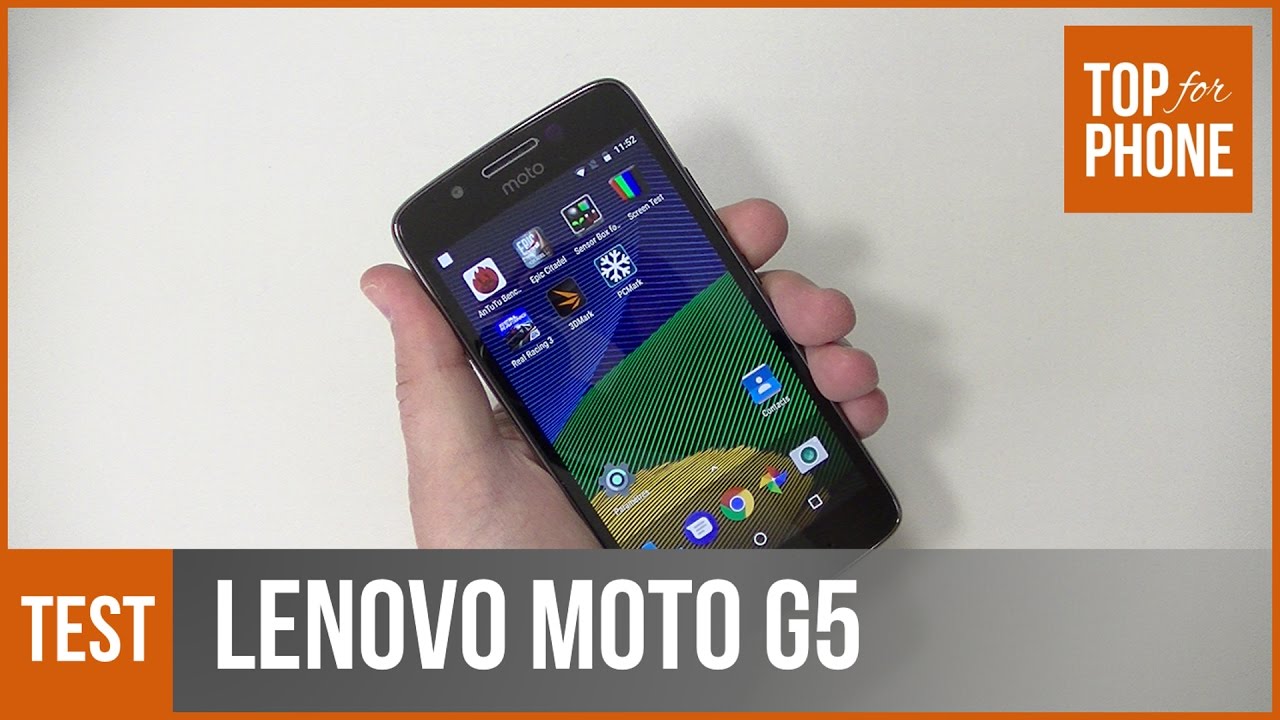 LENOVO MOTO G5 - test par Top-For-Phone.fr