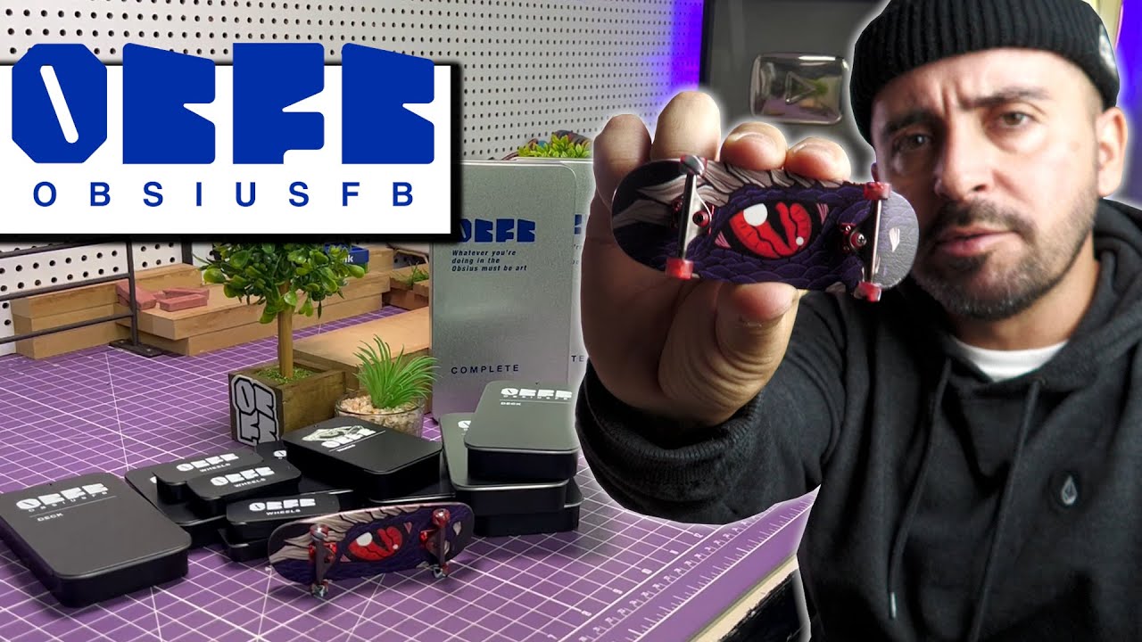 Unboxing Incrível: Obsius FB Fingerboard!