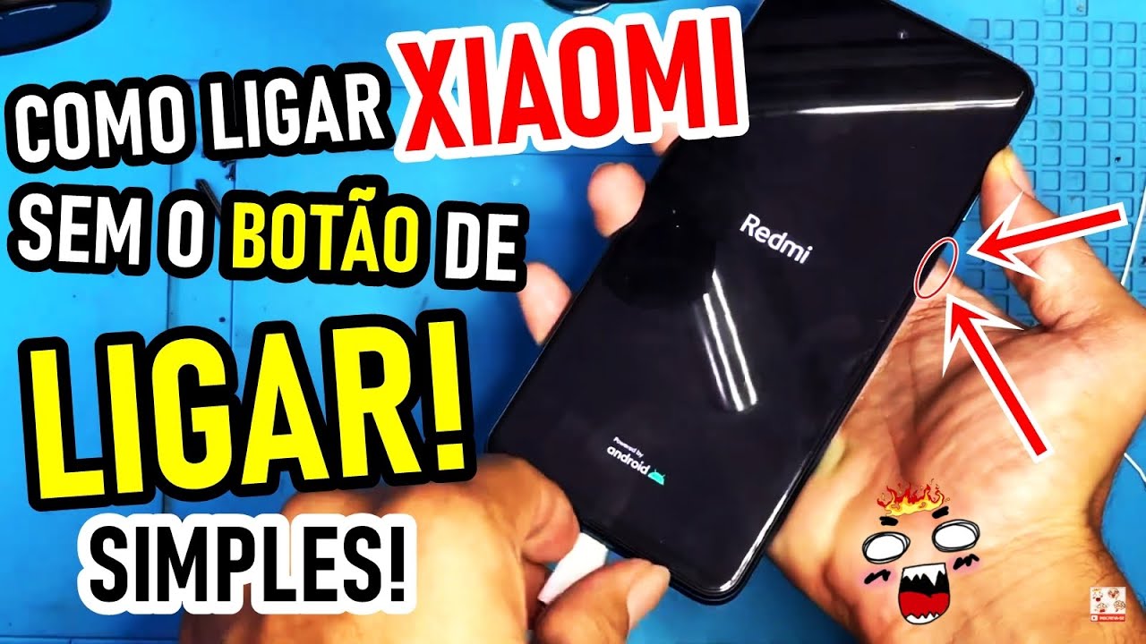 Como ligar celular XIAOMI com o botao POWER QUEBRADO EM CASA! FUNCIONA EM TODA LINHA DA XIAOMI.