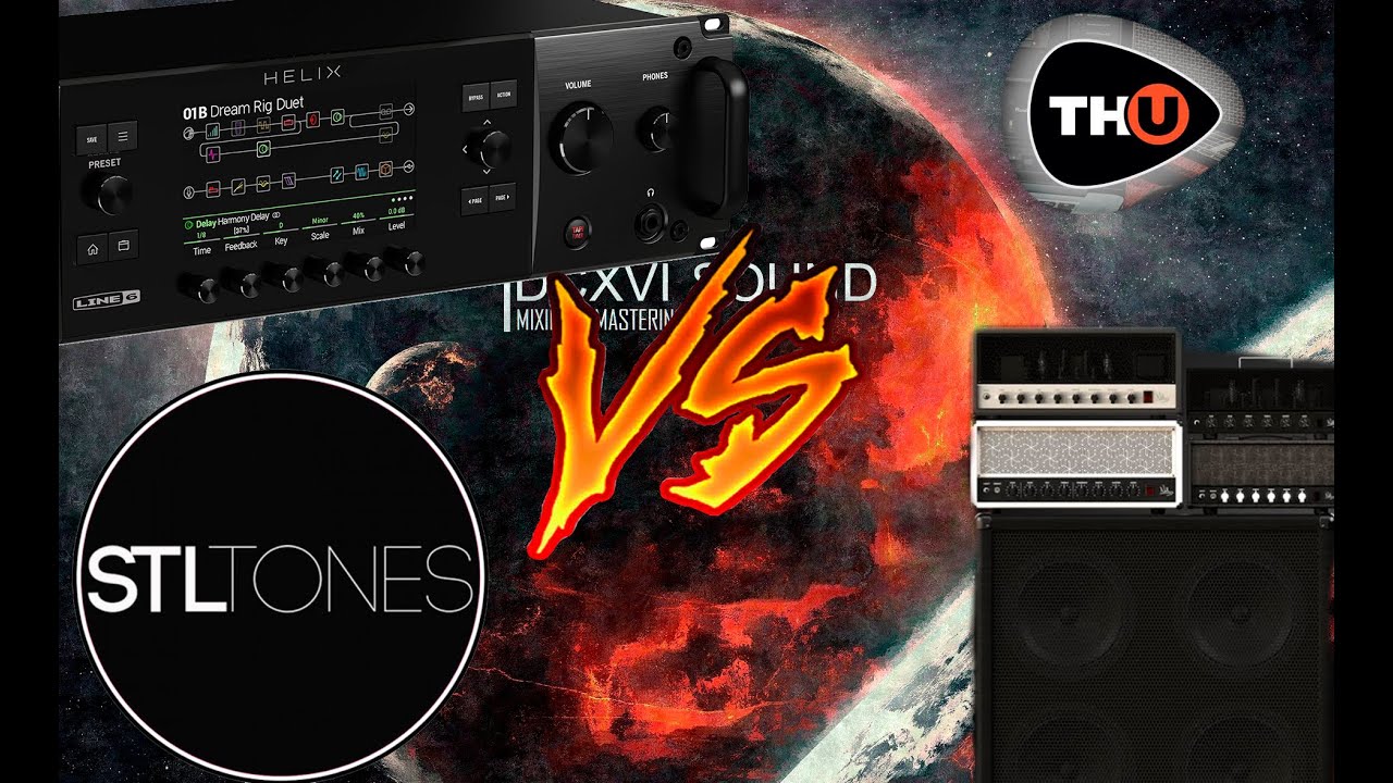 Comparison Peavey 5150 BLIND TEST - Line 6 Helix vs STL Tonality vs Neural DSP vs Overloud TH-U