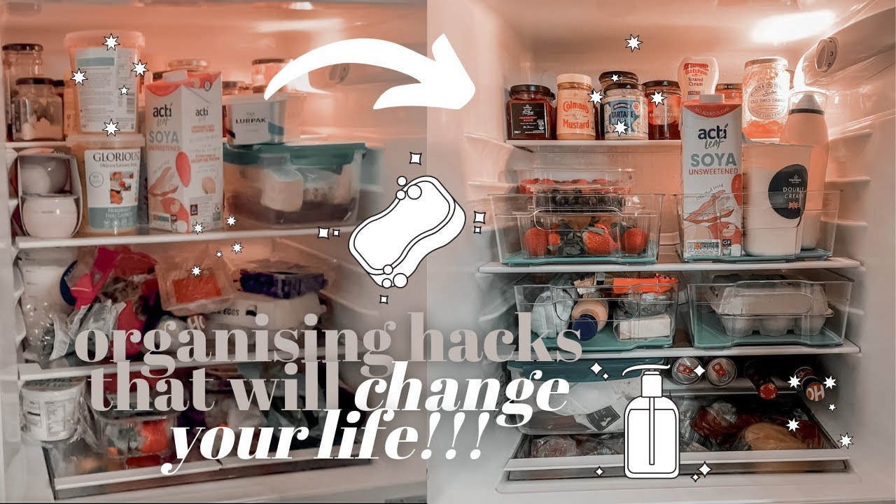 THE MOST SATISFYING FRIDGE ORGANISATION *EVER* | LYDIA ALICE