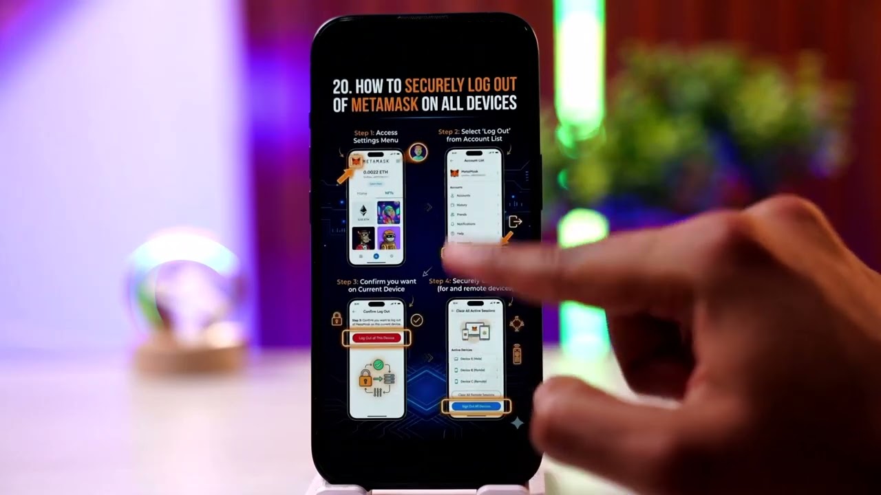 How to Securely Log Out of MetaMask on All Devices