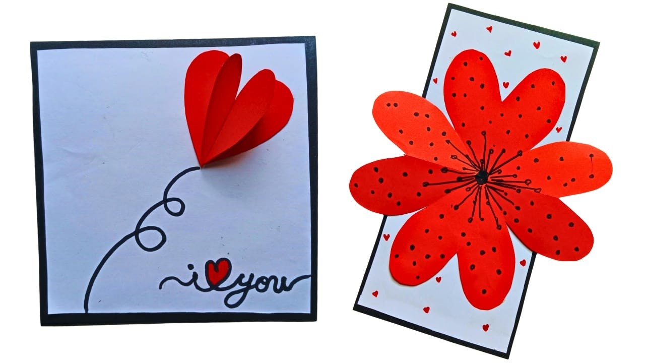 “Easy Handmade Valentine Card 💖 | Beautiful DIY Love Greeting Card | Step by Step”